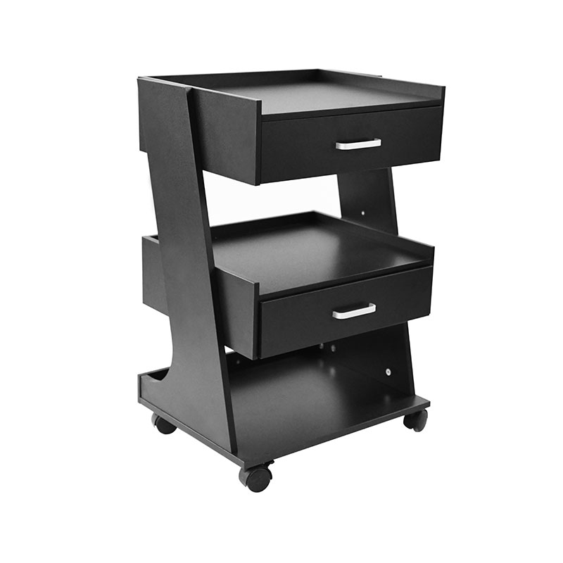 HZ2082BK / HZ2082 Salónny vozík s kolieskami na holičskú stanicu so zásuvkami