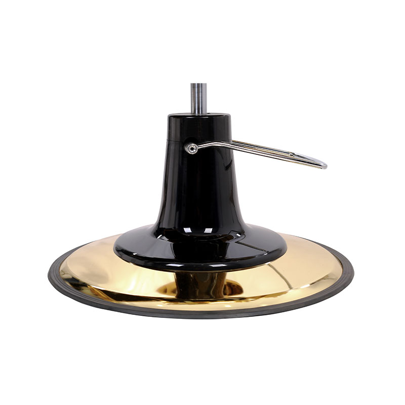 Hydraulická pumpa HZ22GD Vintage barber kreslo so zlatou základňou