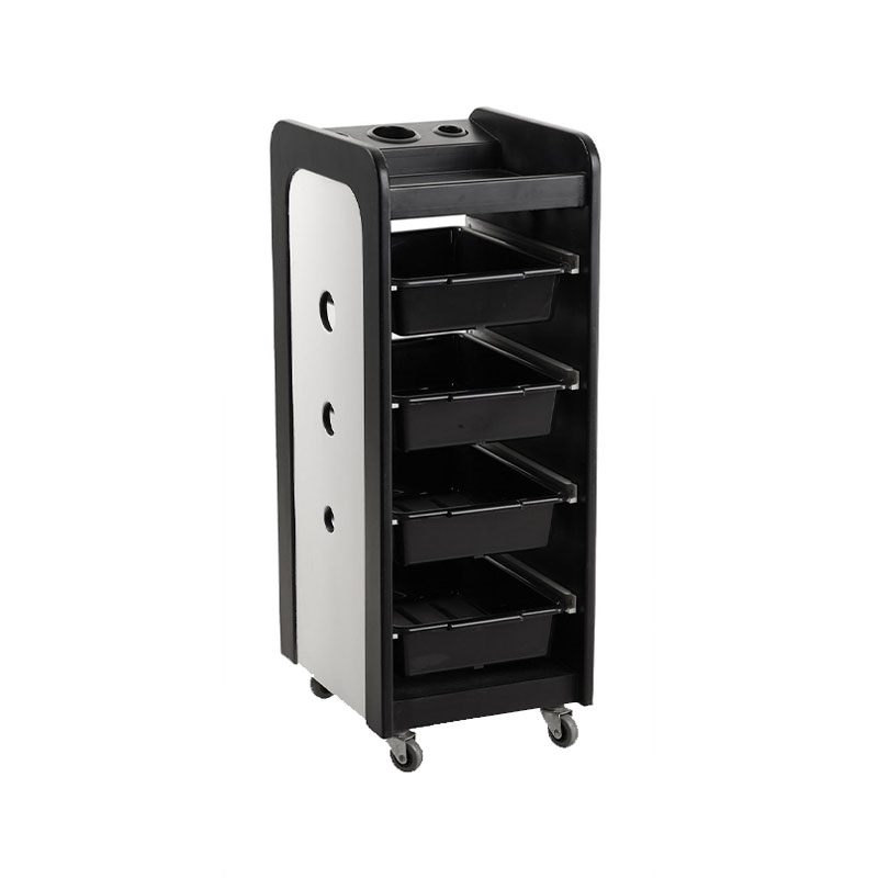 HZ2012 Pojazdný kozmetický vozík na tvár so sklenenou doskou