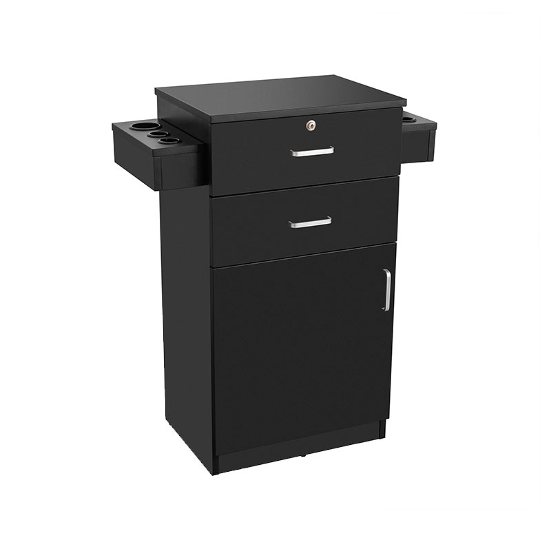 HZ2023 Drevená salónna stanica so zámkom pre kaderníka kaderníka