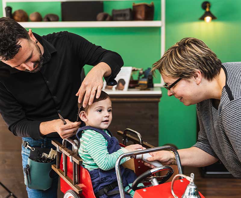 Detská holičská stolička