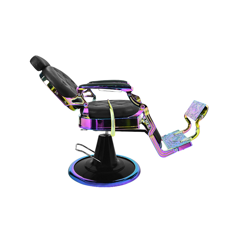 HZ8799XC Retro holičské kreslo s laserovým rámom pre ťažké holičské kreslá