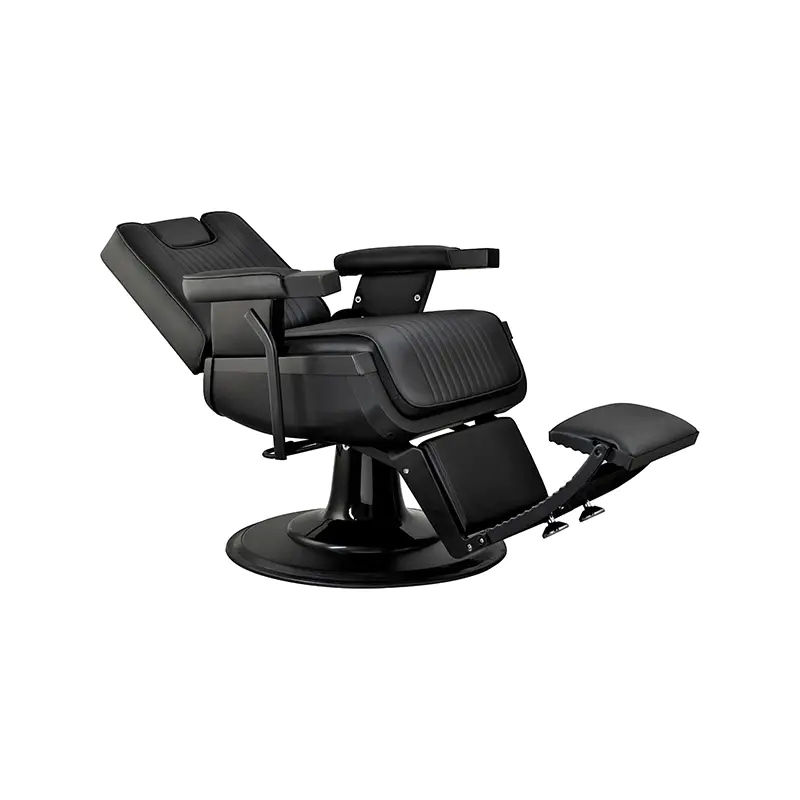 HZ8740GD / HZ8740DZ / HZ8740DB Čierna klasická retro holičská stolička v lincolnovskom štýle