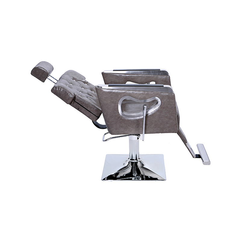 HZ87111GY / HZ87111WT / HZ87111PK / HZ87111BR / HZ87111 Polohovacie kreslo do salónu ťažké, vintage stylingové kreslo pre kaderníka