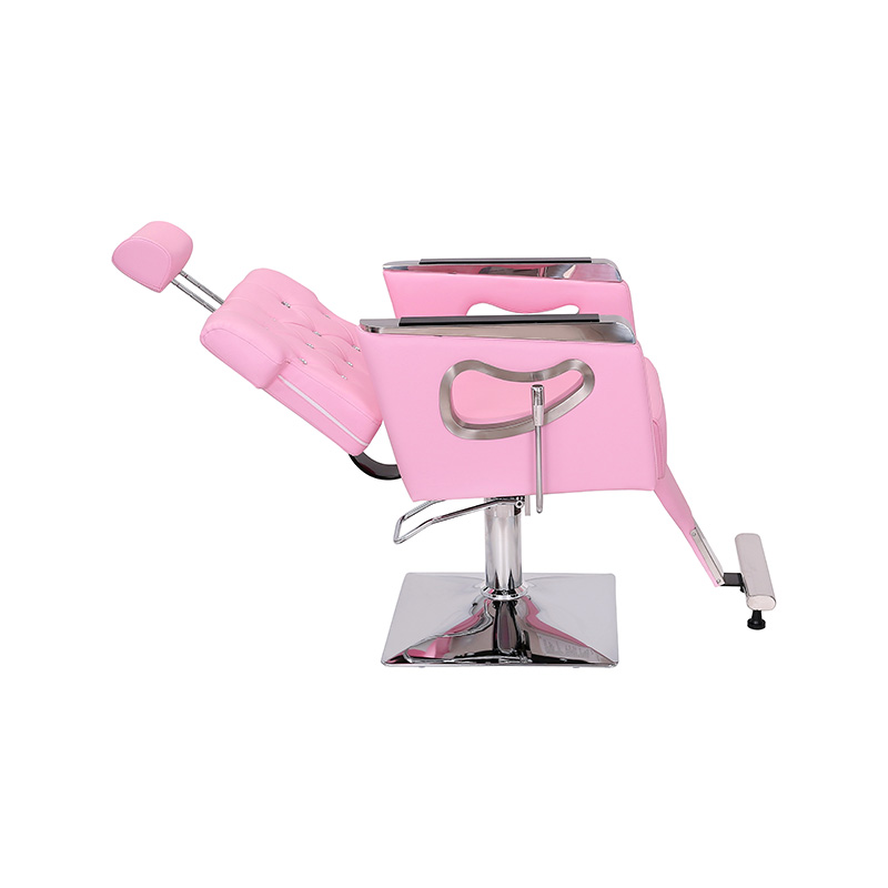 HZ87111GY / HZ87111WT / HZ87111PK / HZ87111BR / HZ87111 Polohovacie kreslo do salónu ťažké, vintage stylingové kreslo pre kaderníka