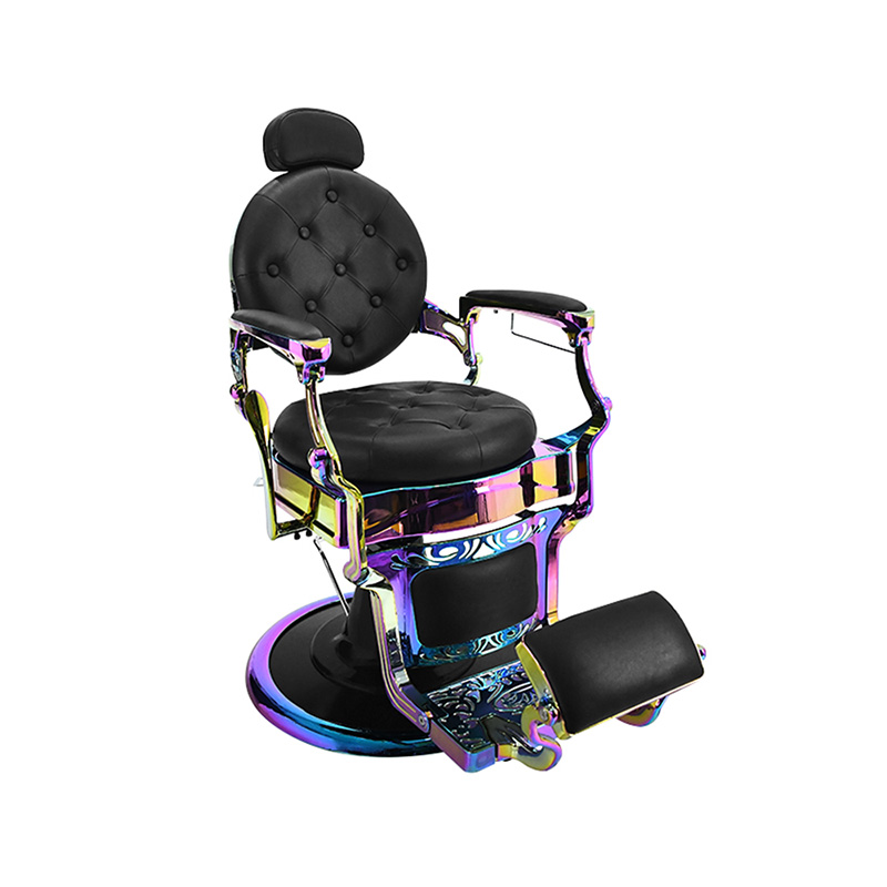 HZ8799XC Retro holičské kreslo s laserovým rámom pre ťažké holičské kreslá