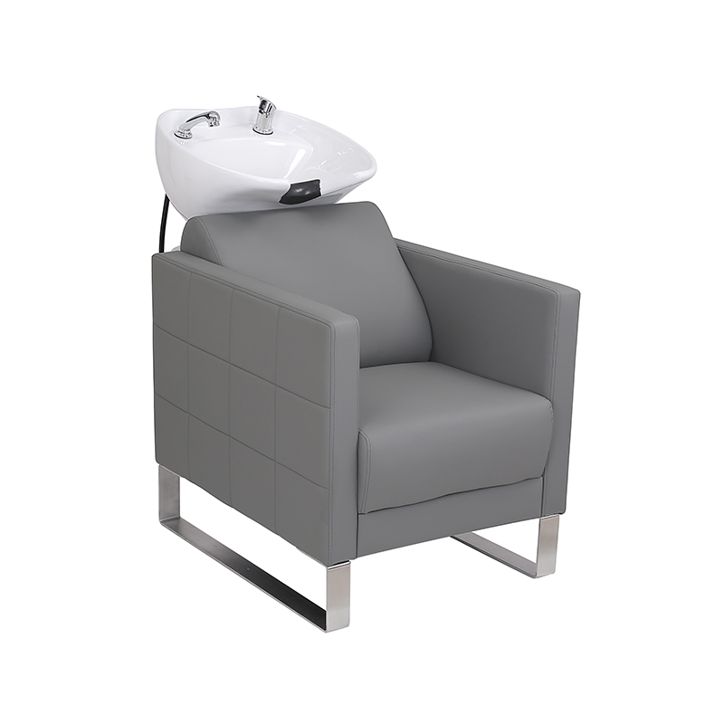 HZ9102 / HZ9102H Black backwash šampón keramická misa a stolička